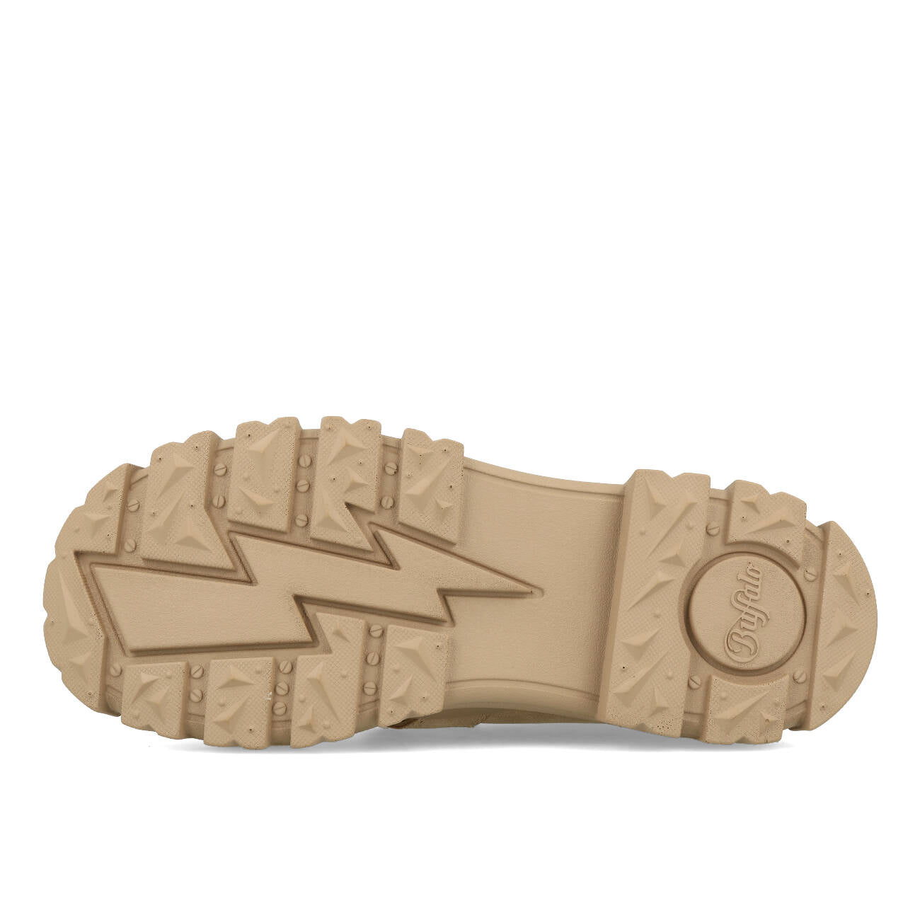 Buffalo Aspha Clog Snd Femme Nubuck Végétalien Beige