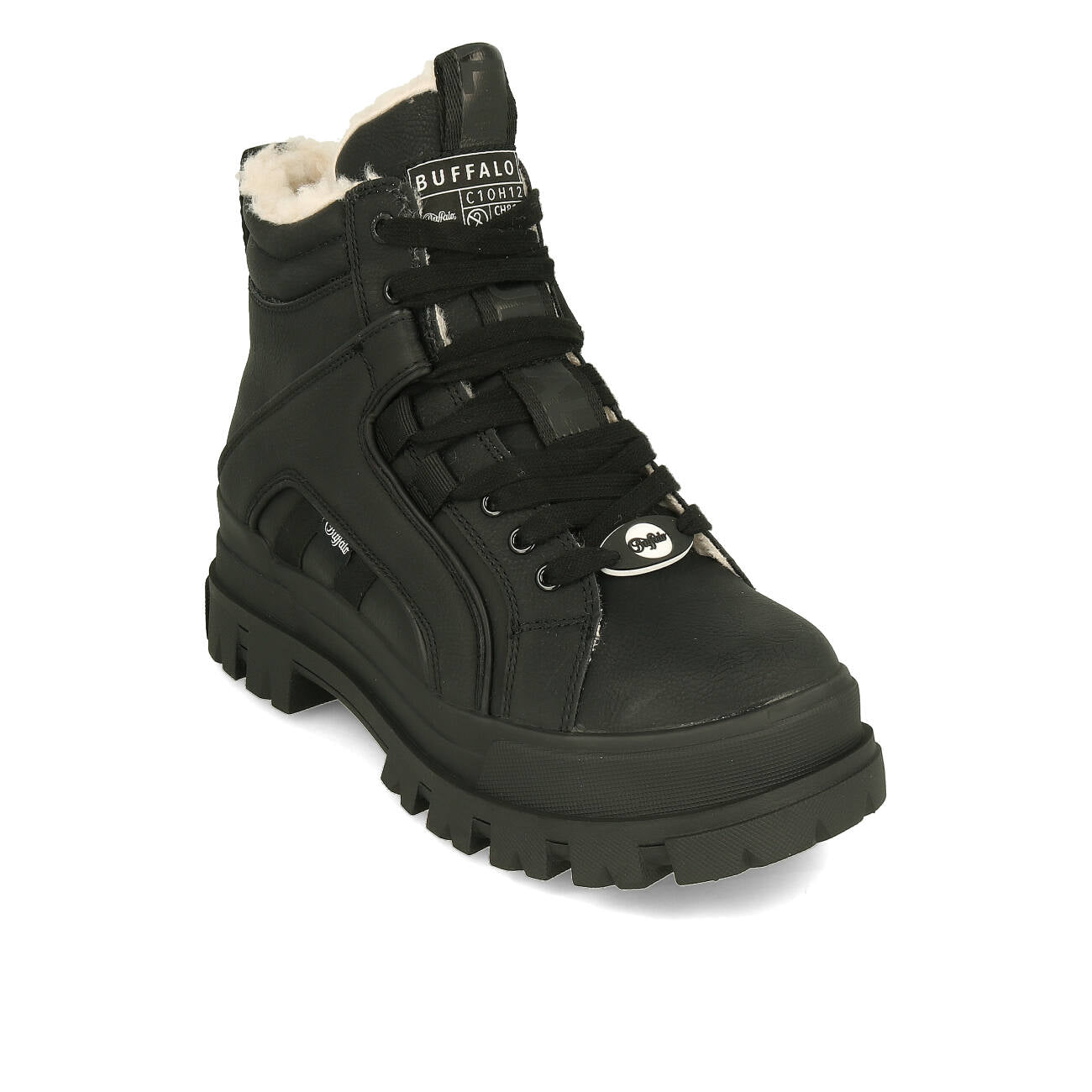 Buffalo Aspha NC Mid Warm Vegan Nubuck Noir