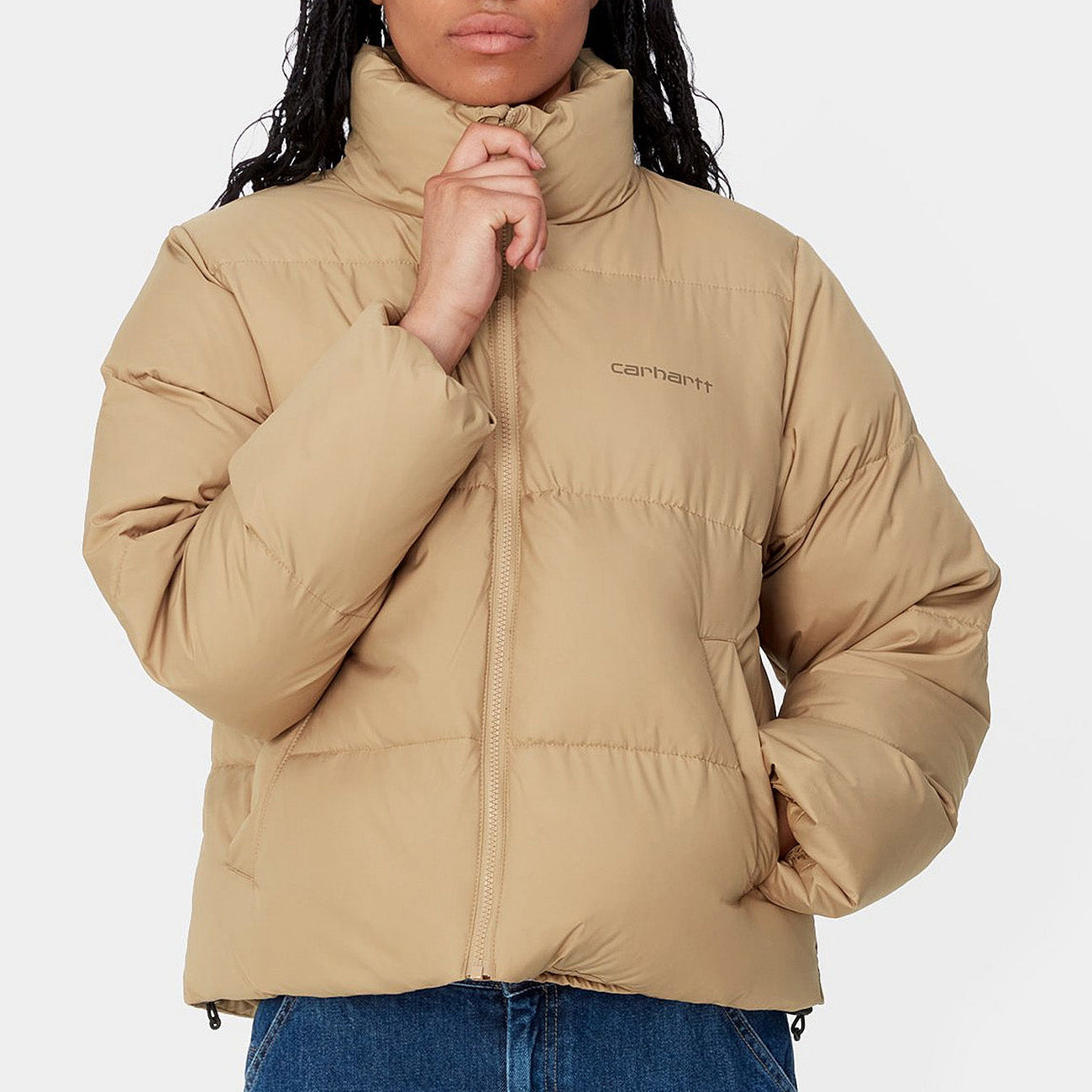 Carhartt WIP W' Springfield Jacket femme Peanut Chocolate
