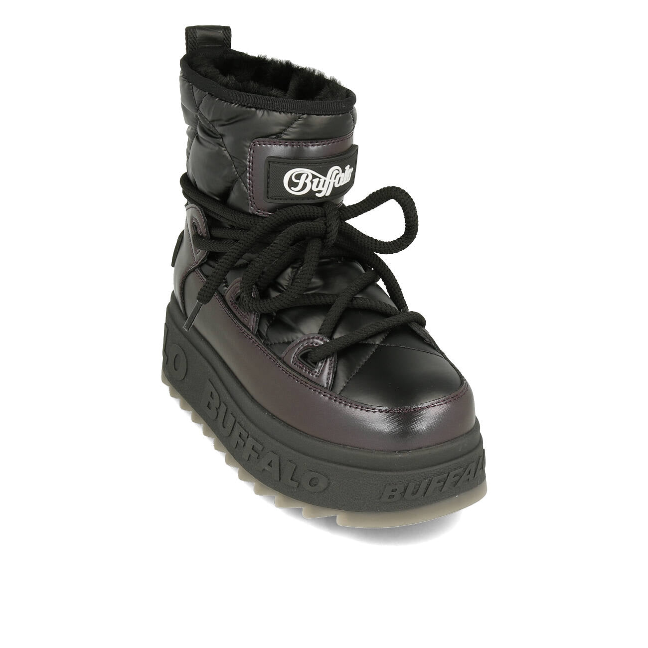 Buffalo Eliza Snow Boot Vegan Nappa Noir