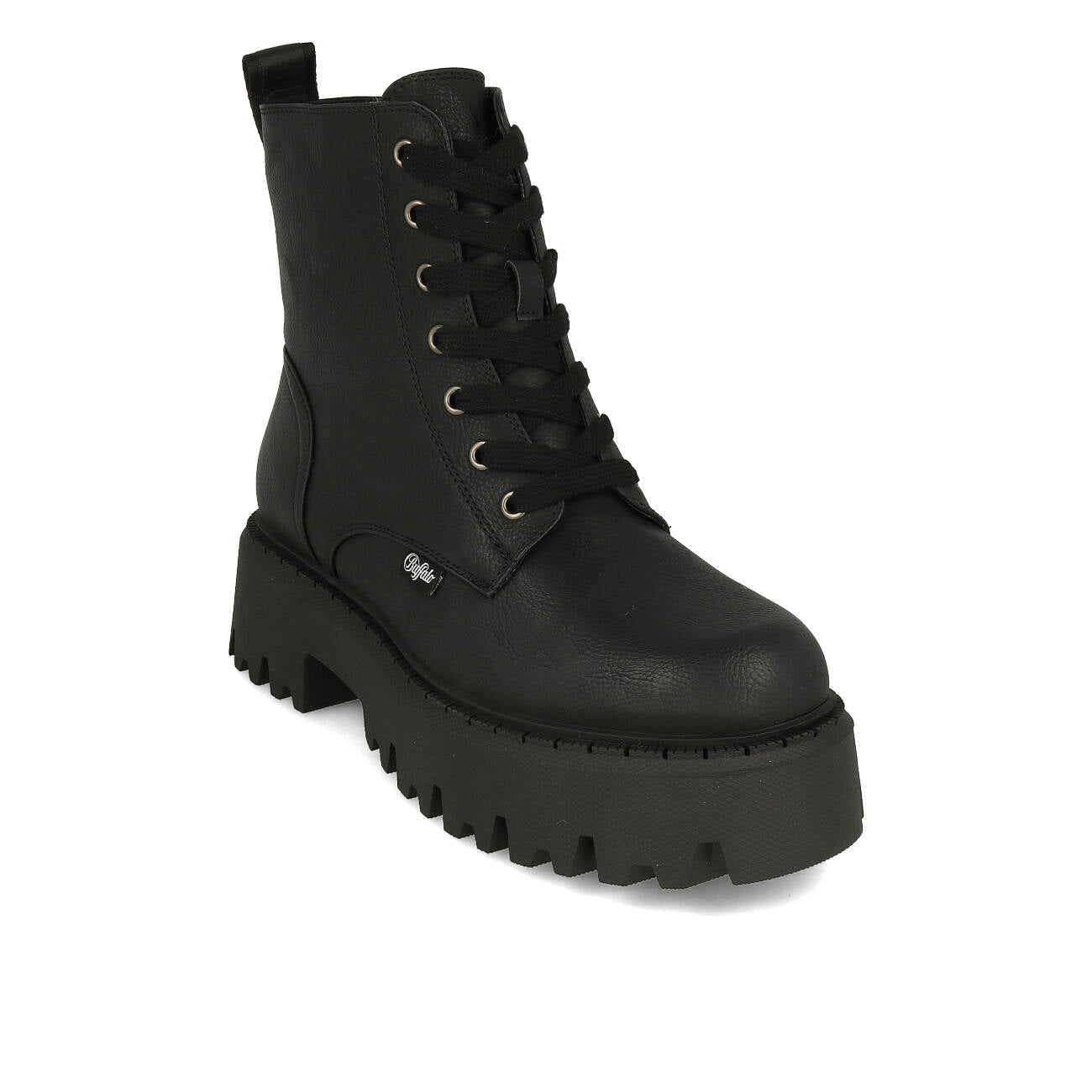 Buffalo Aspen Lace Up Chaud Noir Vegan