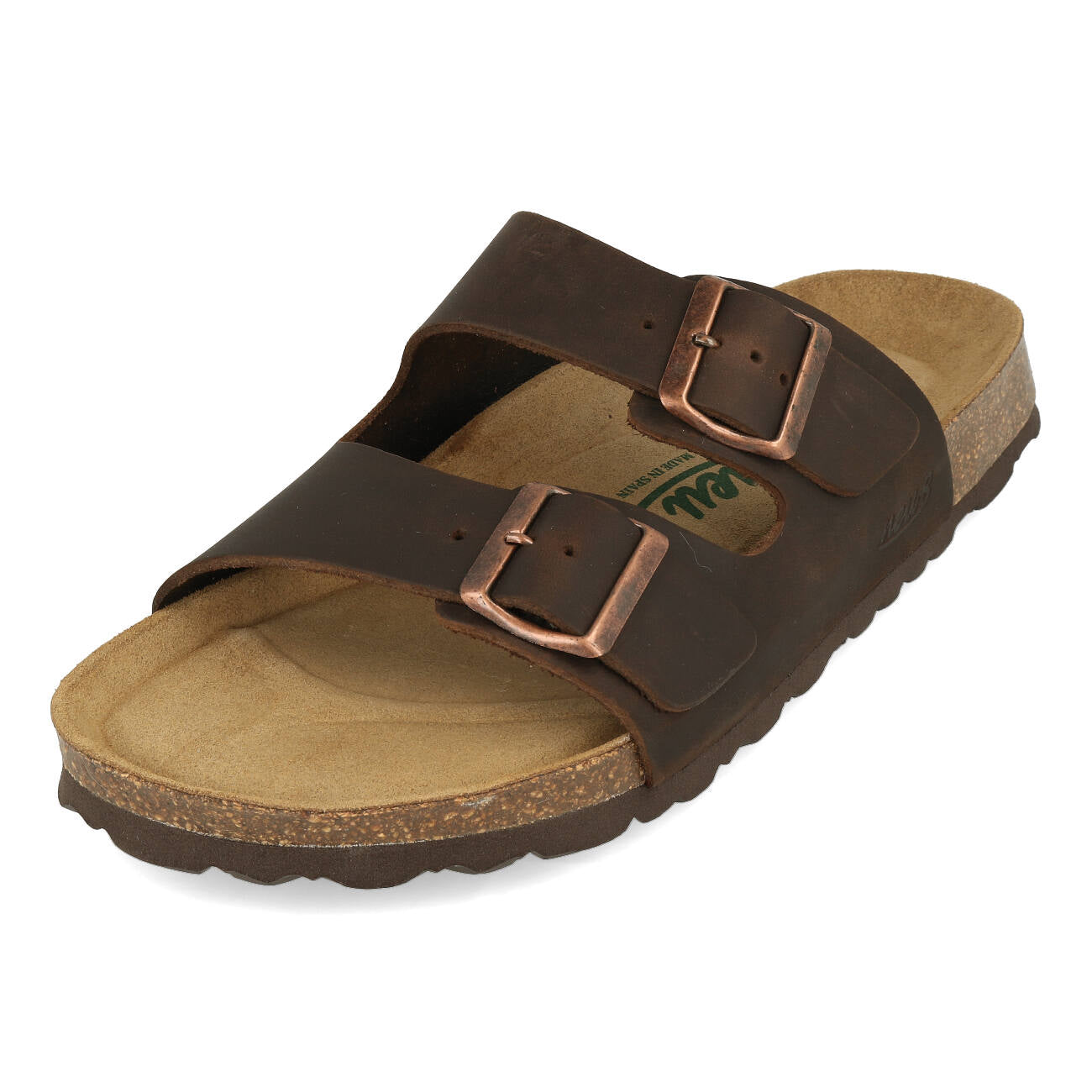 Sandale Neu-B Baviera cuir huilé Habana