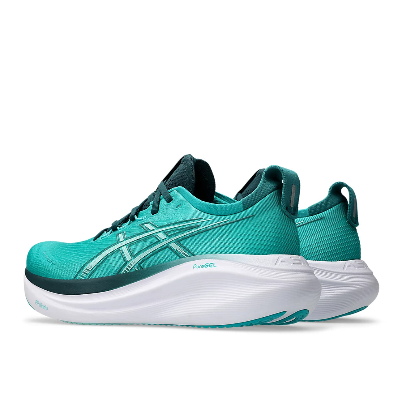 Asics Gel-Nimbus 27 Homme Wave Teal Saxon Green