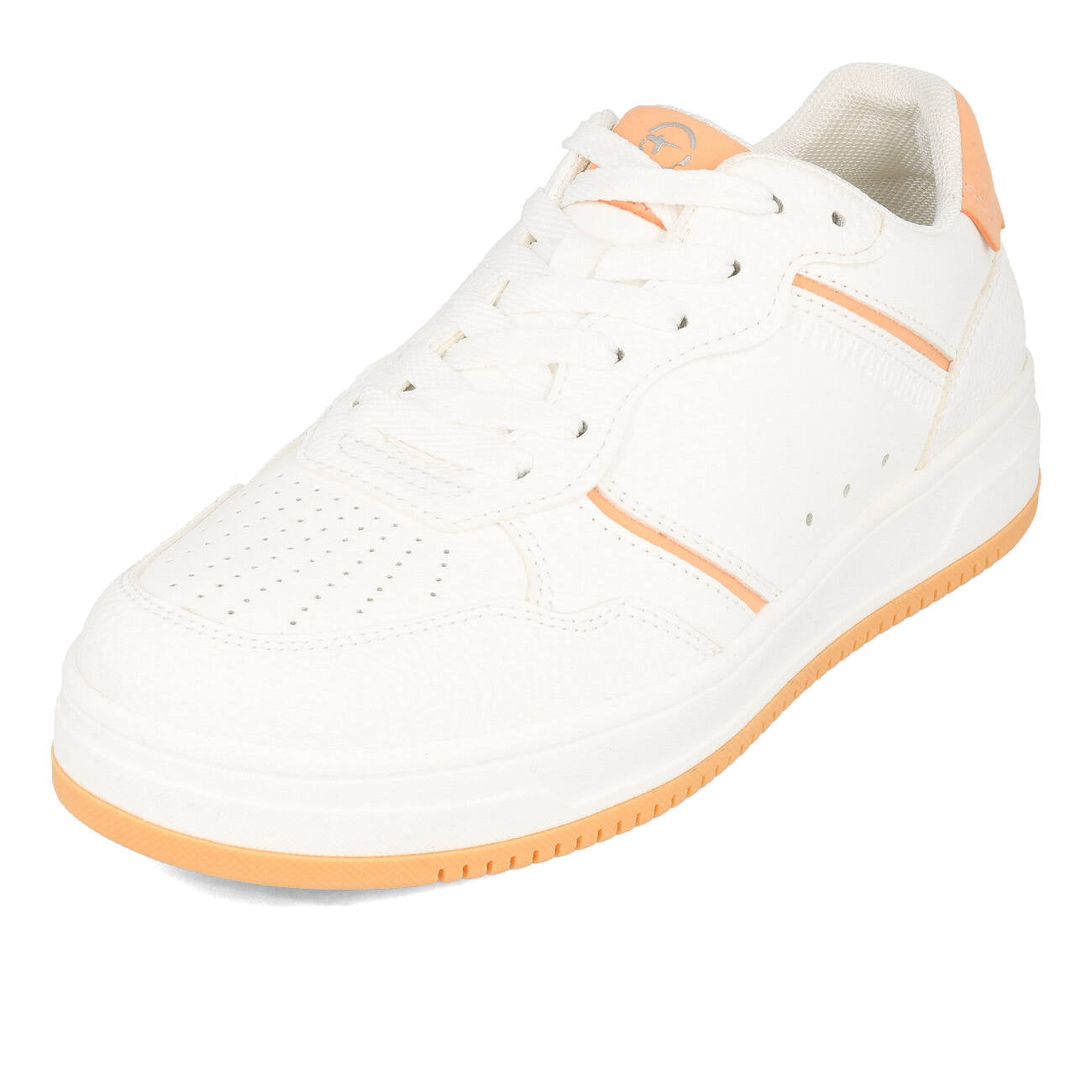 Tamaris 1-23729-42-160 Baskets Femme Blanc Orange