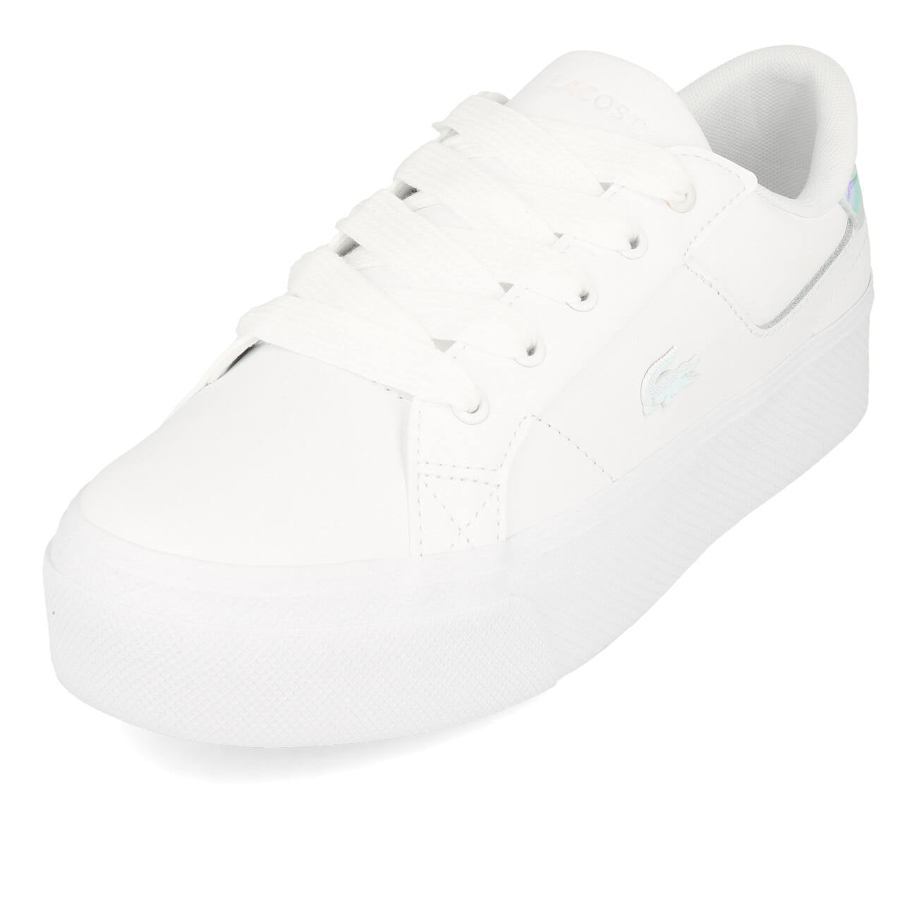 Lacoste Ziane Platform 124 2 CFA Femme Blanc Rose Clair