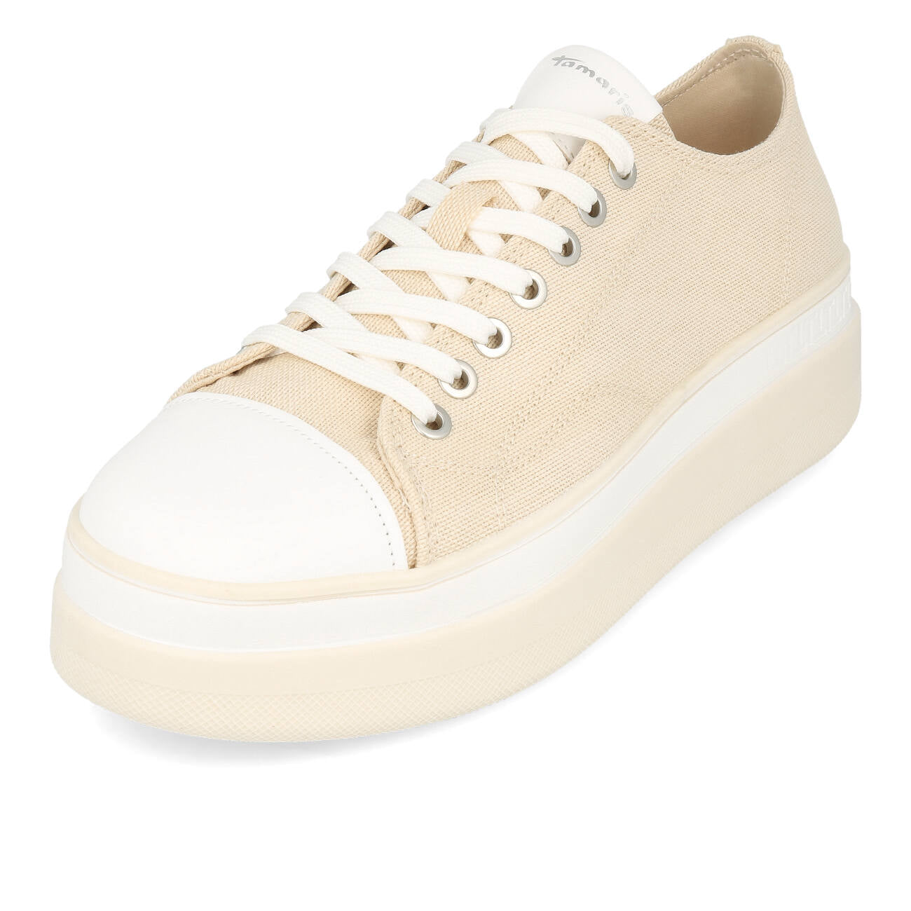 Tamaris 1-23723-42-418 Baskets femme Ivoire