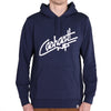 Carhartt WIP Sweat à capuche Locals Bleu Blanc
