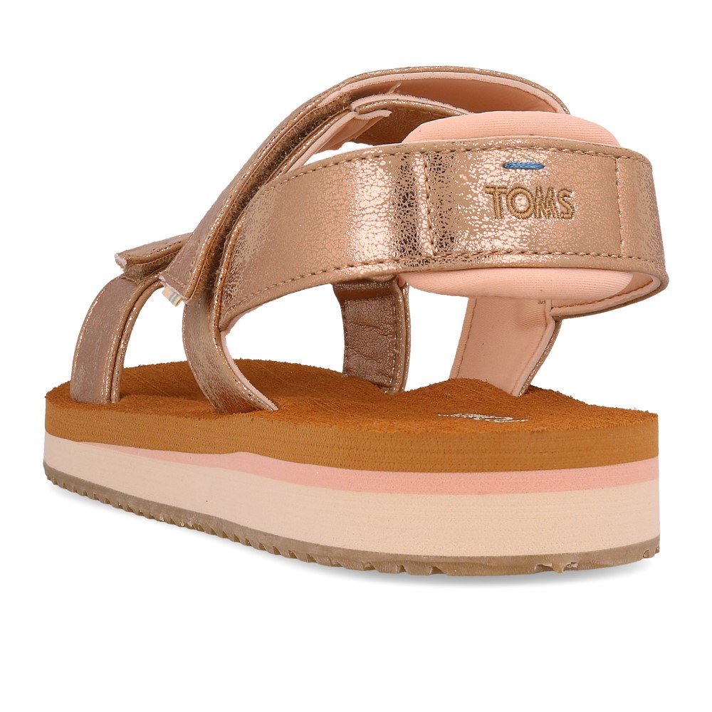 TOMS Ray Synthétique Scintillant Champagne Naturel