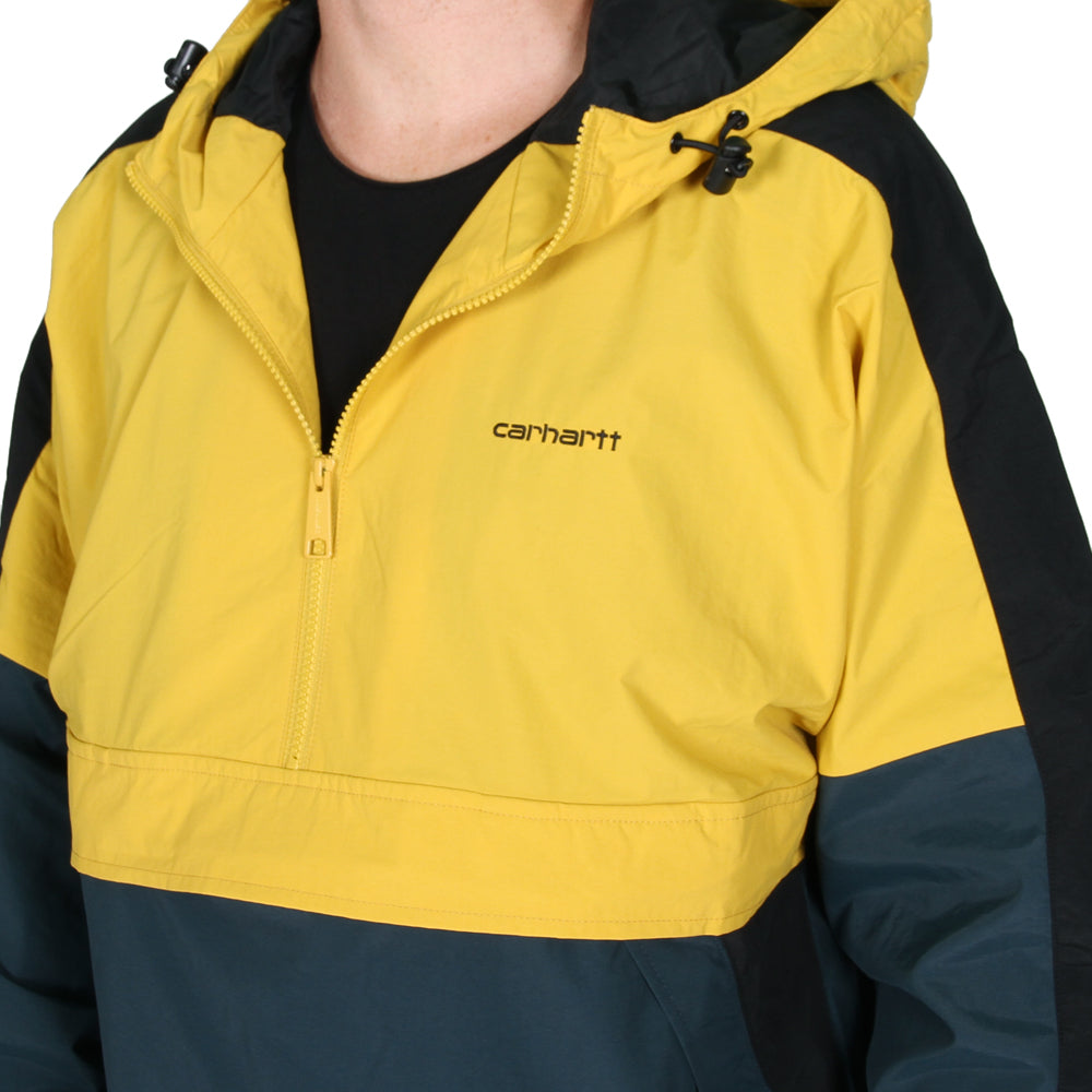 Veste pull Carhartt WIP Barnes Colza Duck Blue Black