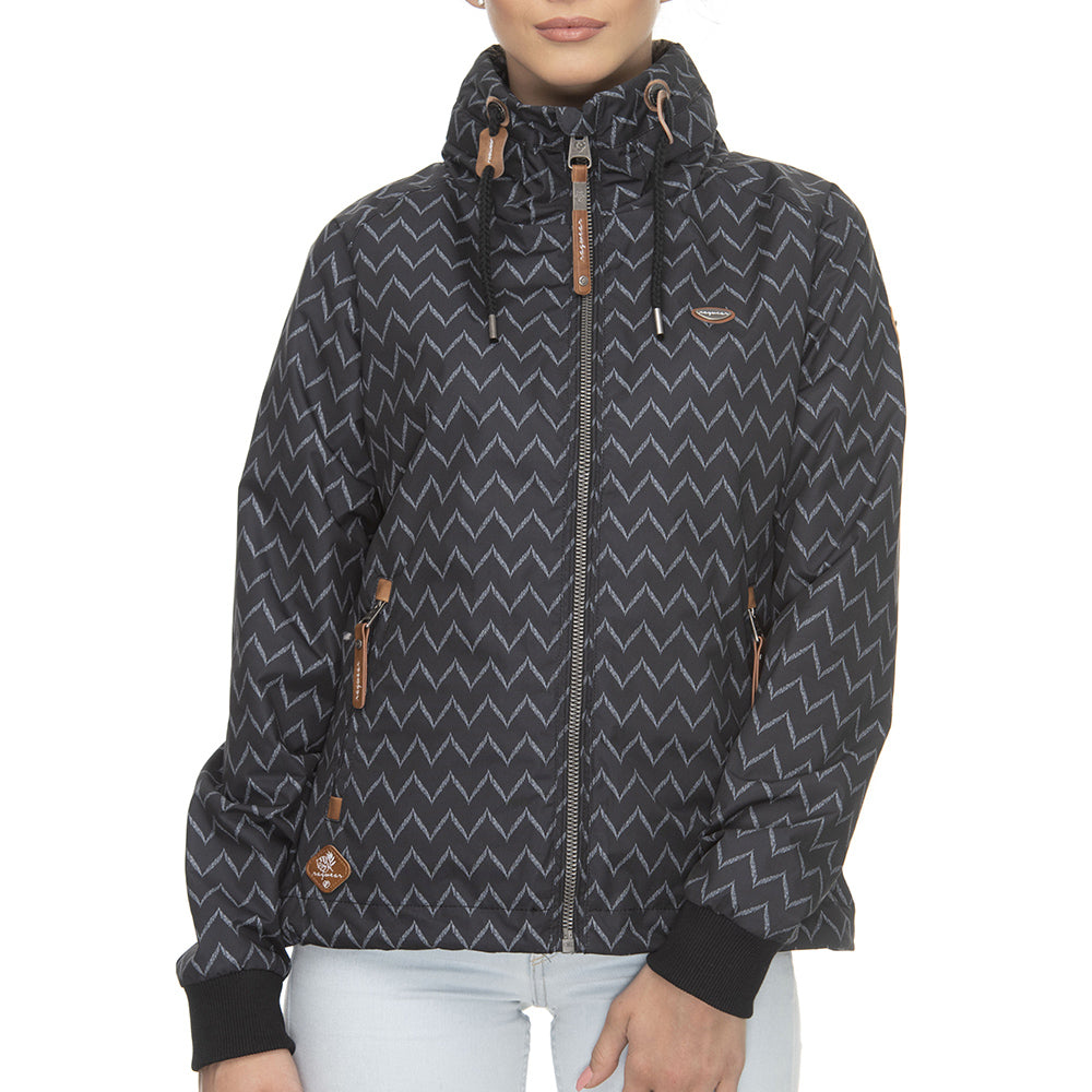 Ragwear Apoli Zig Zag Veste Noire