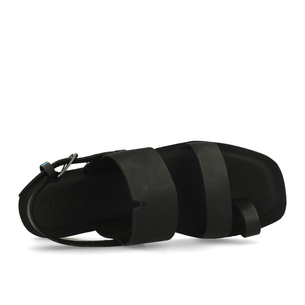 TOMS Freya Cuir Végétal Noir
