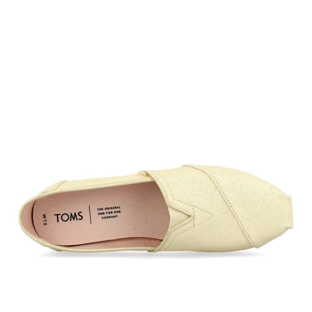 TOMS Classics pour femme, coloris ivoire pailleté