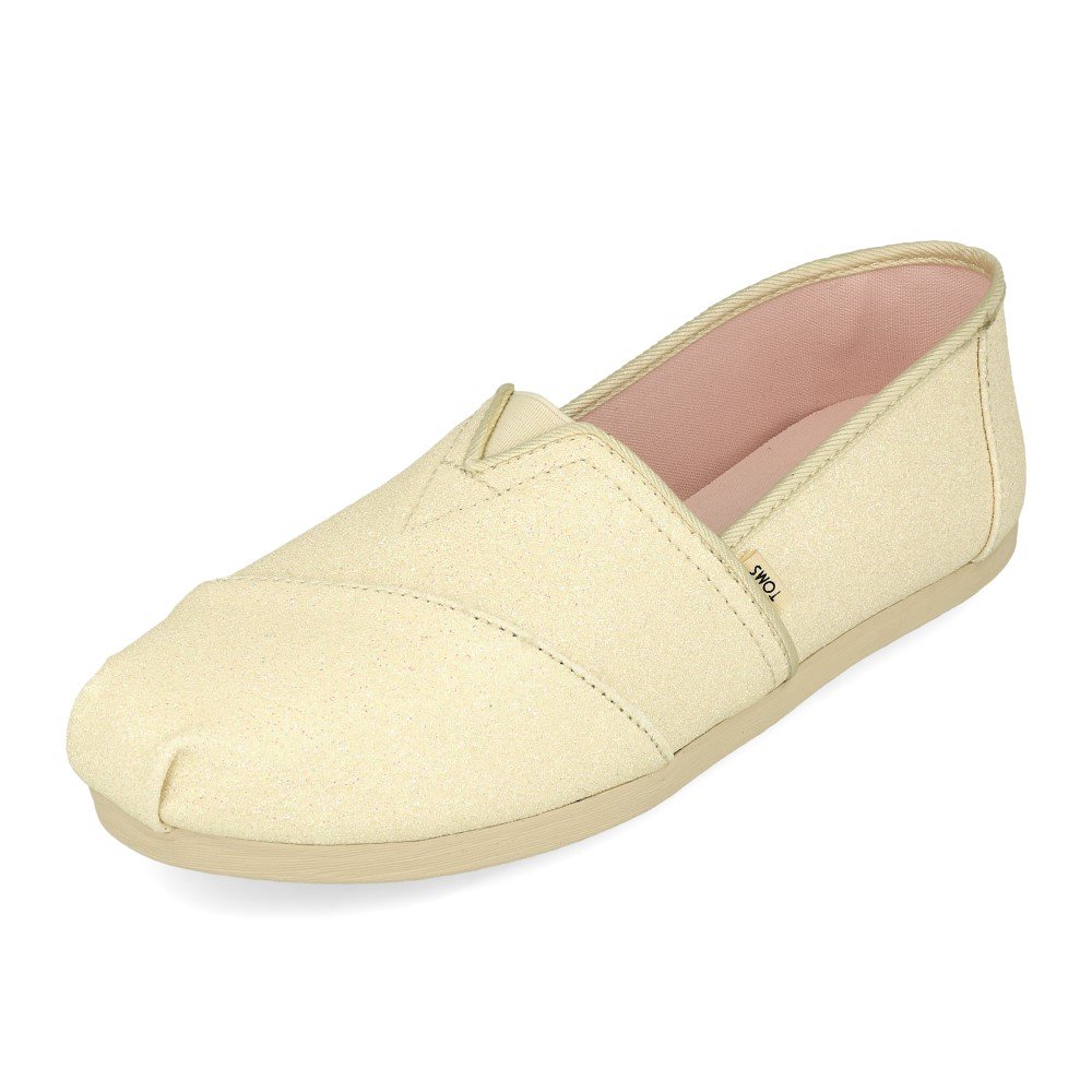 TOMS Classics pour femme, coloris ivoire pailleté