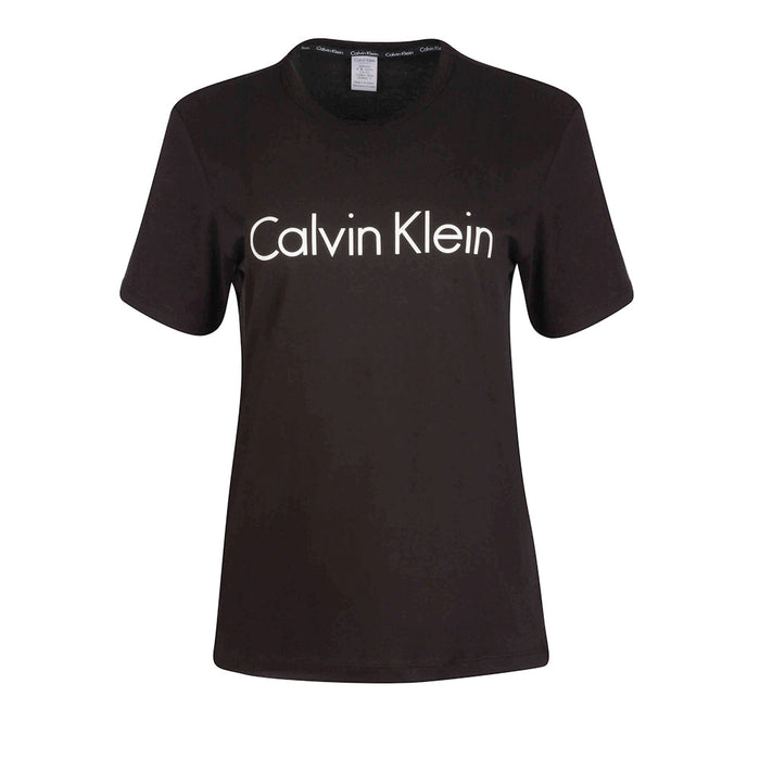 Calvin Klein One Logo T-shirt Col rond Manches courtes Noir
