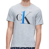 T-shirt ras du cou Calvin Klein One Graphic en jersey chiné gris