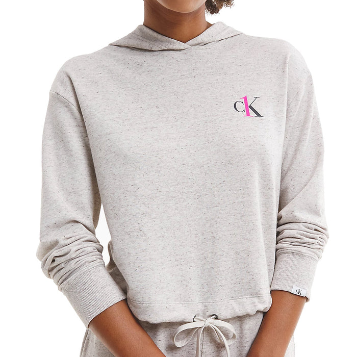 Calvin Klein L/S Lounge Hoodie Femme CK One Buff Heather