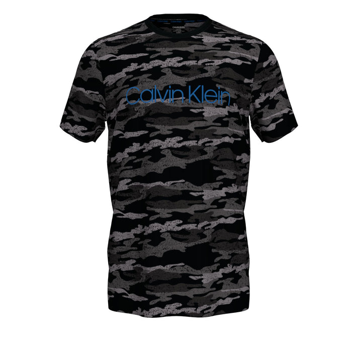Calvin Klein Logo T-Shirt S/S Col Rond 000NM2095E Homme Chill Camo Black
