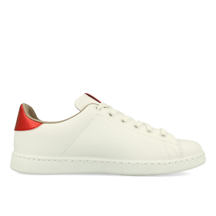 Victoria Tennis Piel Vegana Detalle Baskets pour femme Noir