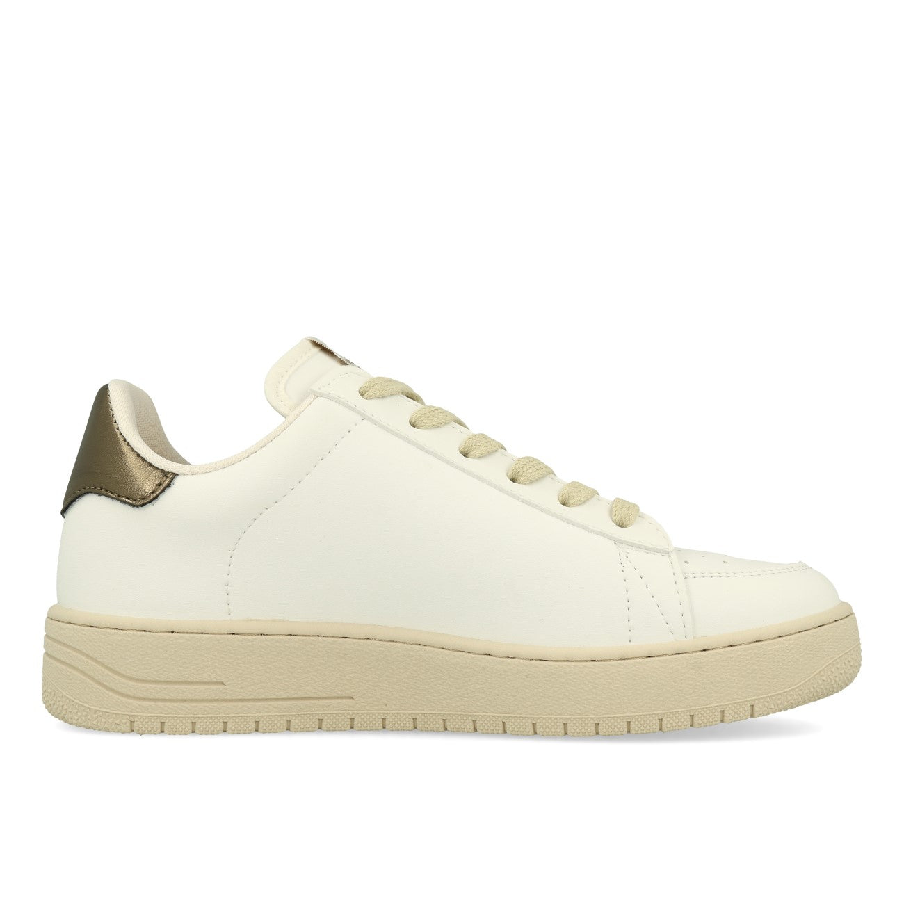 Victoria Siempre Basket Vegana Metalizado Baskets Femme Platine