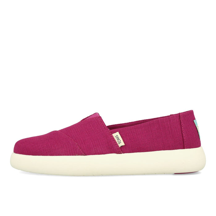 Toms Womens Alpargata Mallow Femme Dark Fuchsia Heritage Canvas