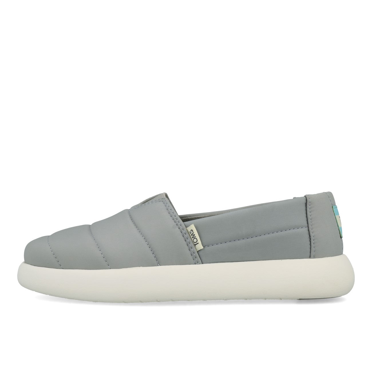 Toms Womens Alpargata Mallow Femme Mid Grey Matte Woven