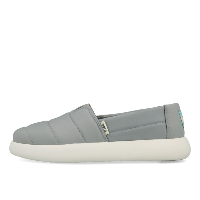 Toms Womens Alpargata Mallow Femme Mid Grey Matte Woven