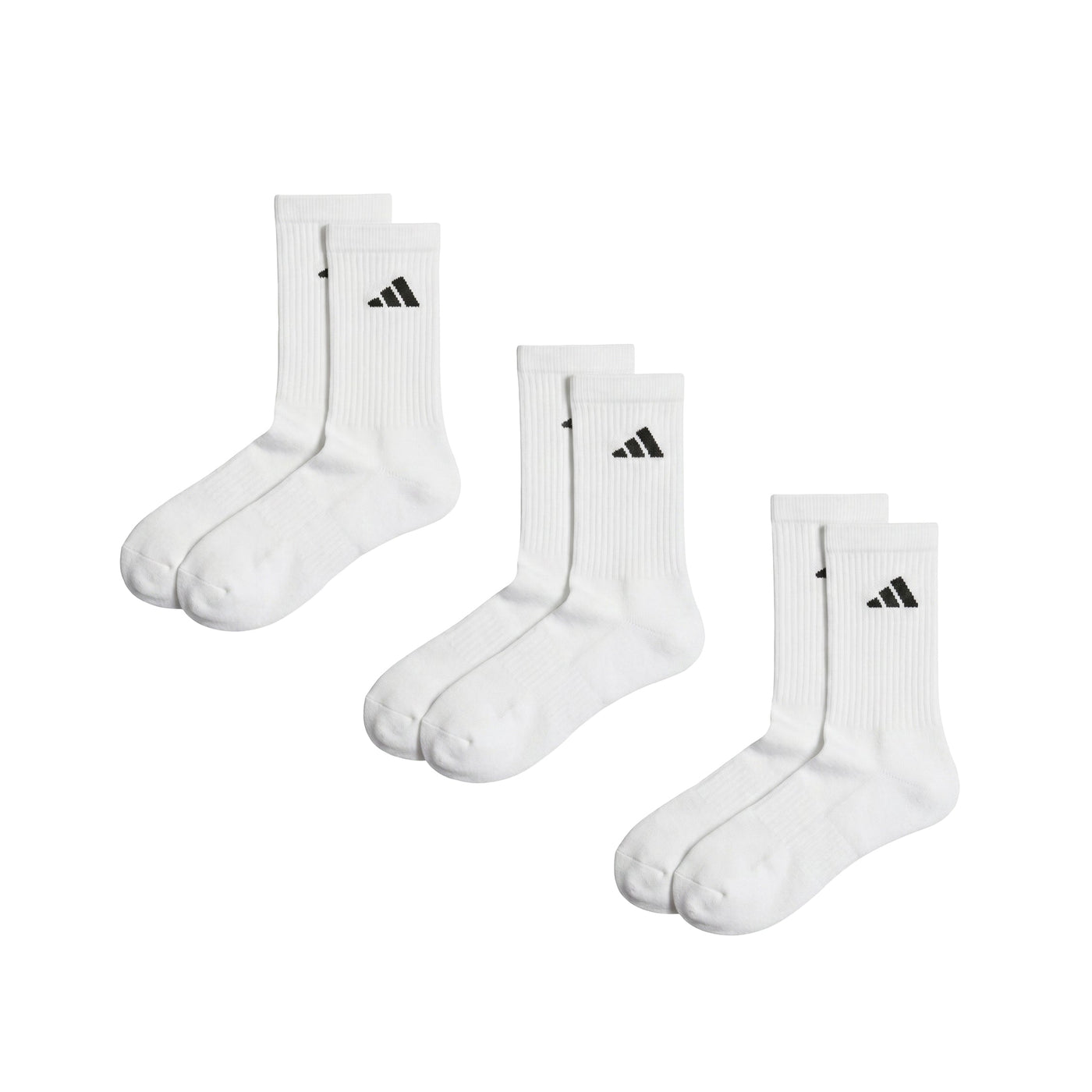 Adidas	Chaussettes rembourrées mi-mollet, pack de 3