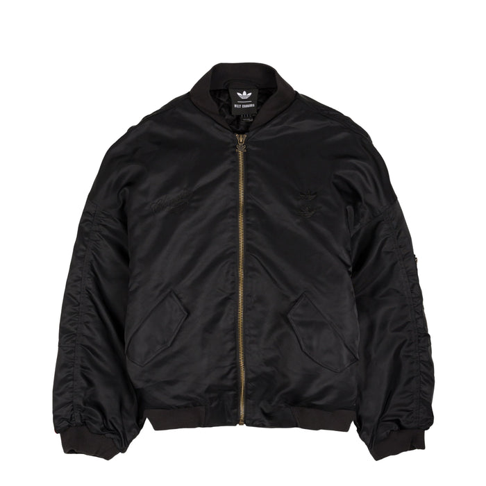 Blouson aviateur en satin Adidas x Willy Chavarria