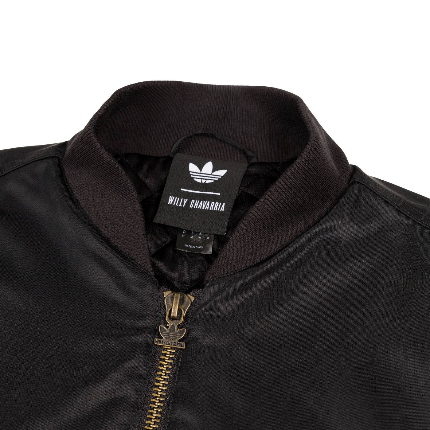 Blouson aviateur en satin Adidas x Willy Chavarria