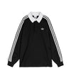 Polo à manches longues de rugby à 3 bandes Adidas