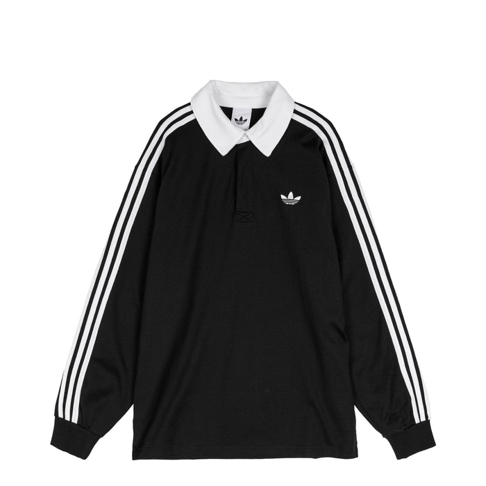 Polo à manches longues de rugby à 3 bandes Adidas