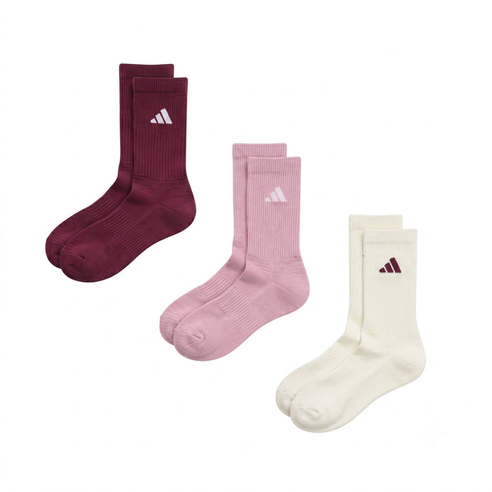 Adidas	Chaussettes rembourrées mi-mollet, lot de 3
