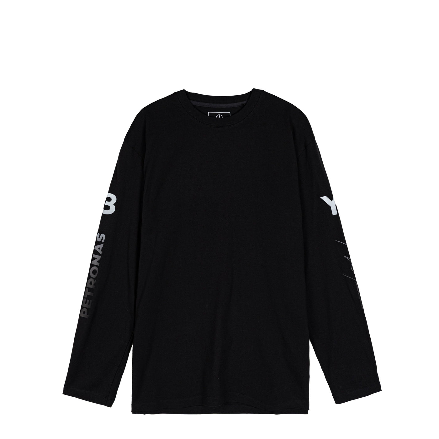 Adidas Y-3 x Mercedes-AMG PETRONAS F1 Team Chaos Logo T-shirt Manches Longues