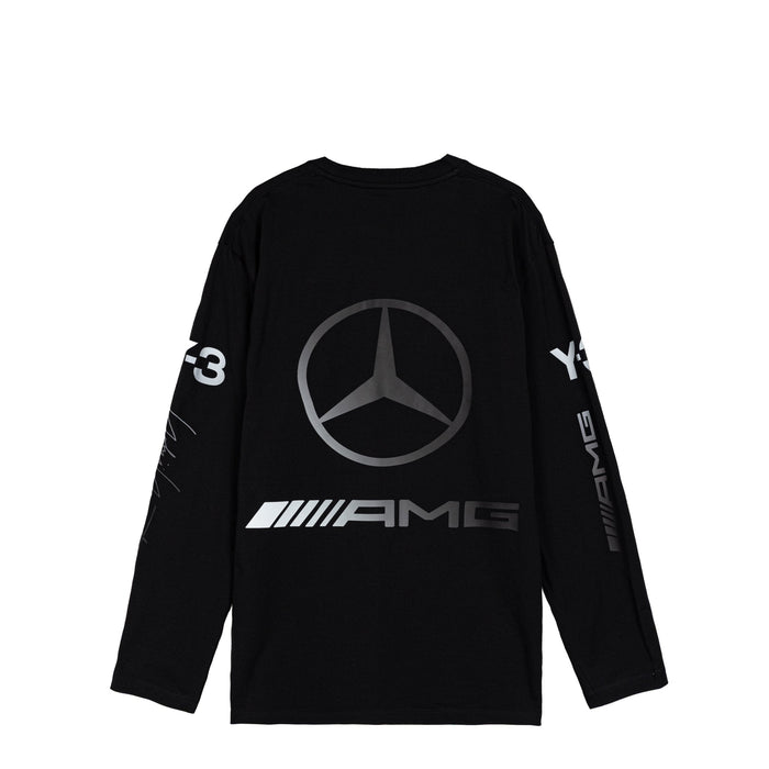 Adidas Y-3 x Mercedes-AMG PETRONAS F1 Team Chaos Logo T-shirt Manches Longues