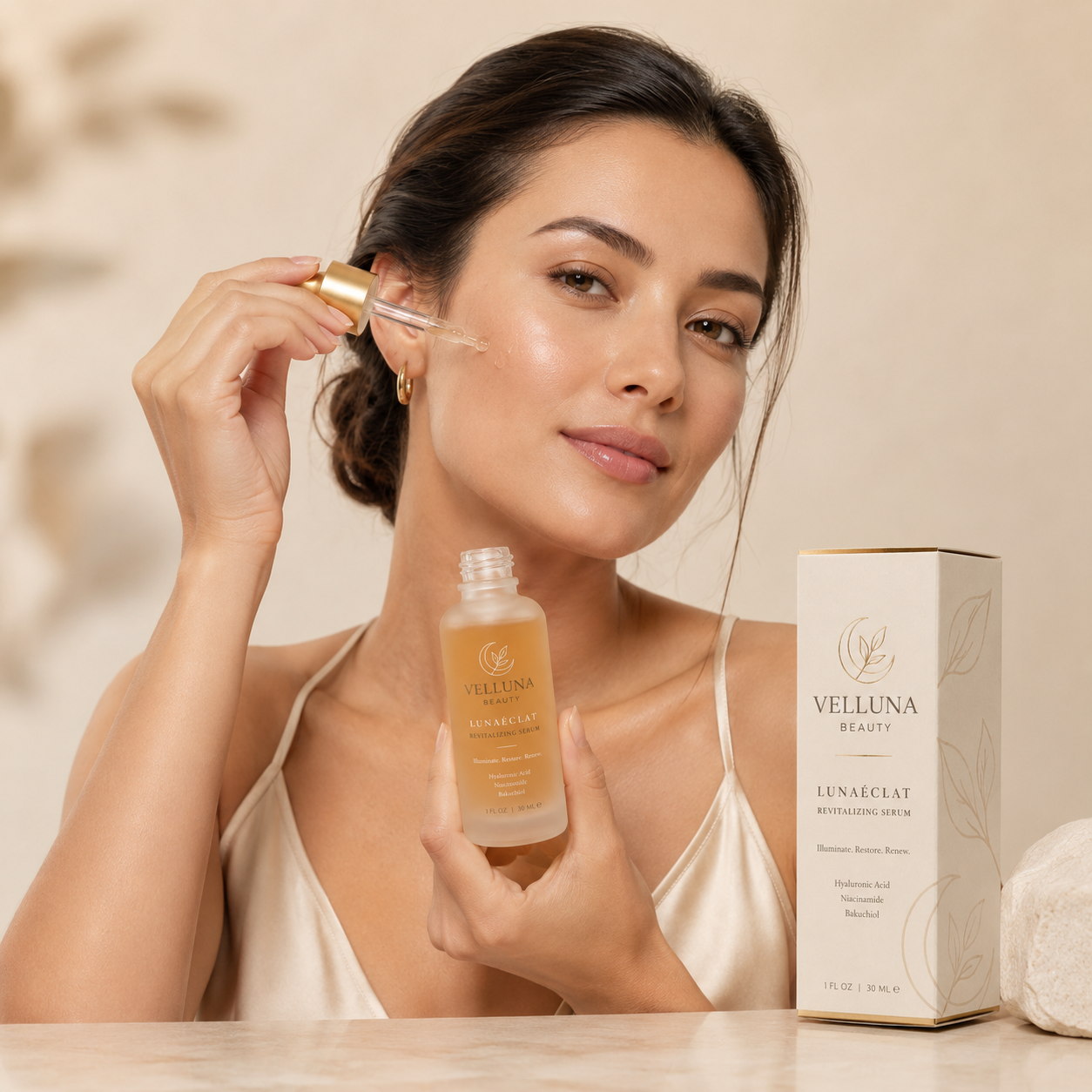 Velluna Beauty Luna Éclat Sérum revitalisant 30 ml