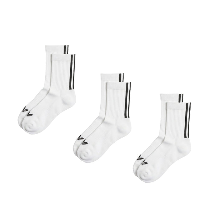 Adidas	Chaussettes à Rayures Arrière au Quartier (3 Paires)