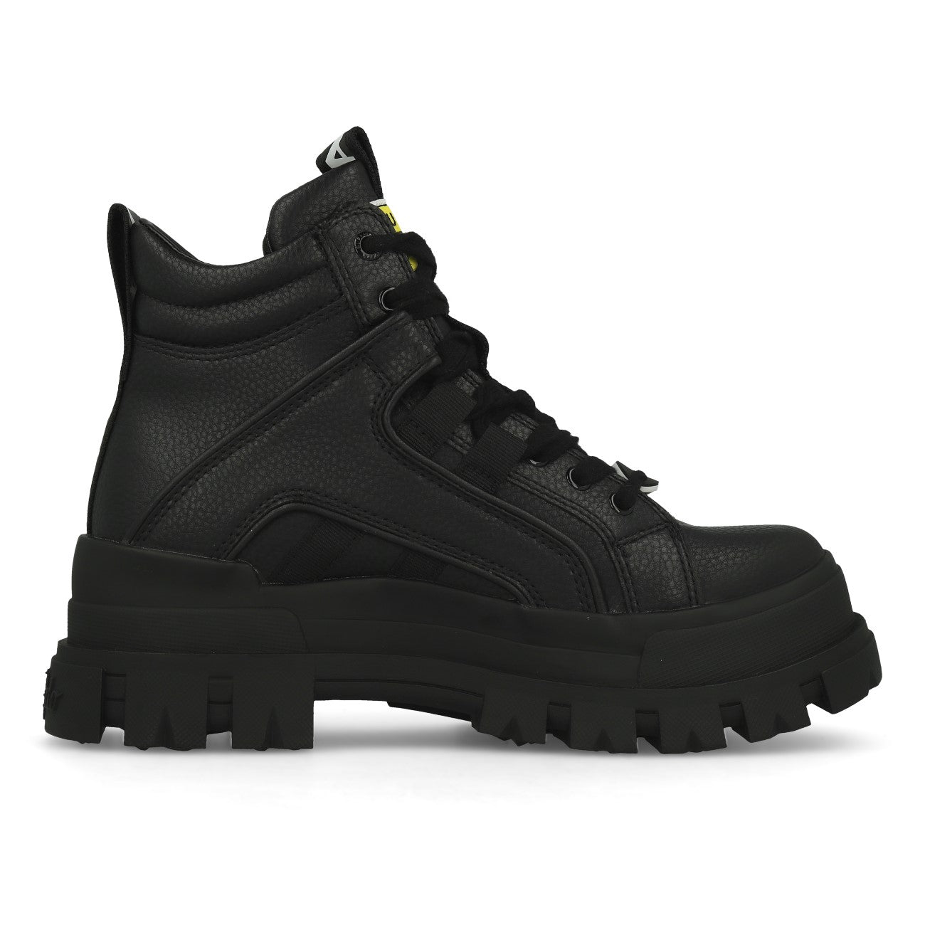 Buffalo Aspha NC Mid Bootie Plat Femme Noir