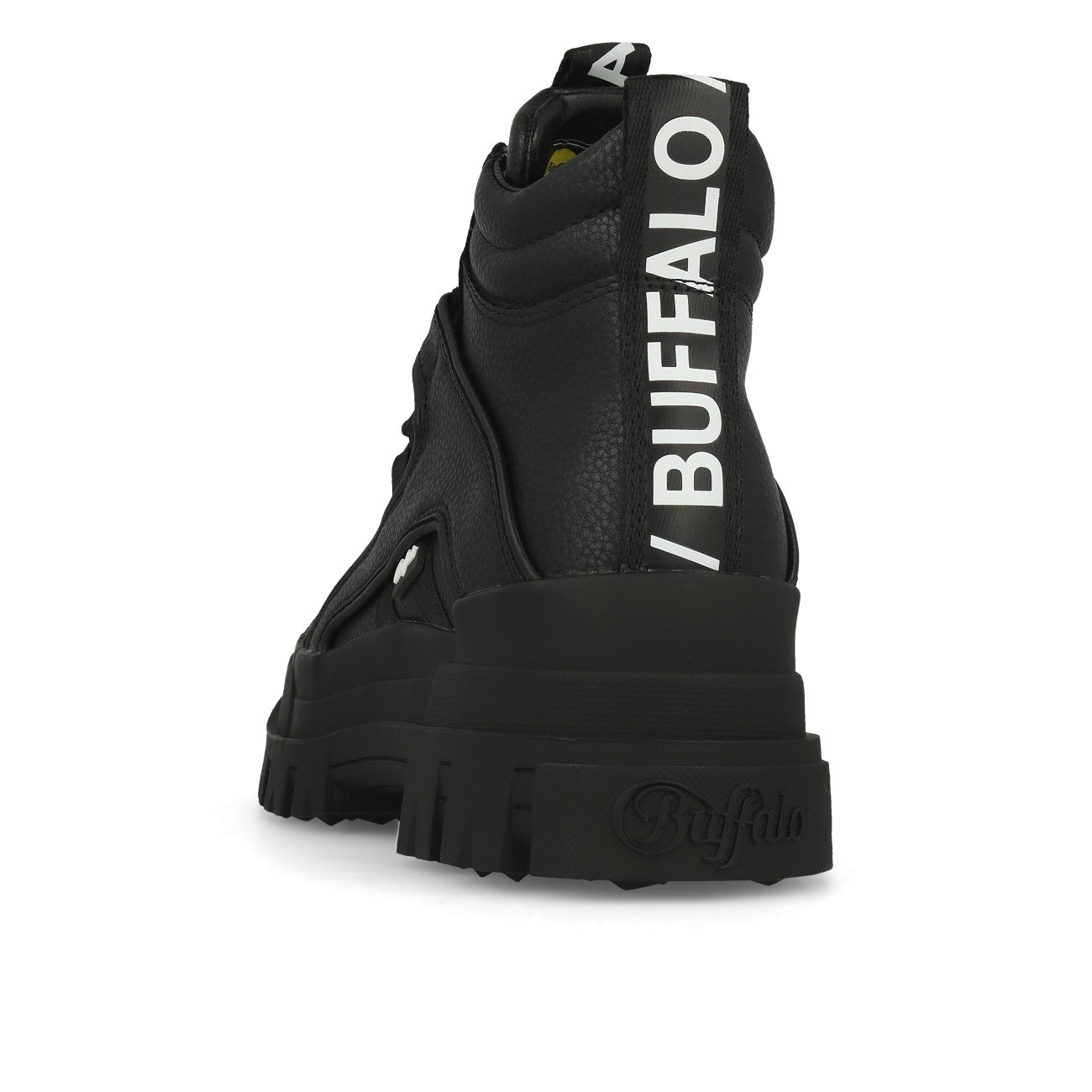 Buffalo Aspha NC Mid Bootie Plat Femme Noir