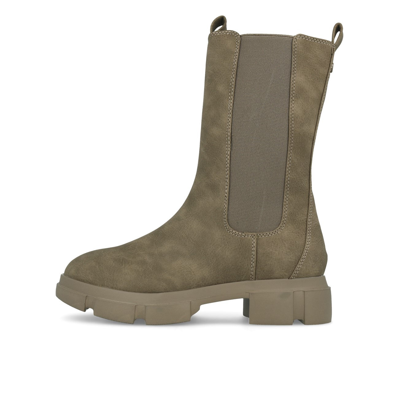 La Strada 2002401 Chelsea Femme Bottes Taupe Nubuck PU