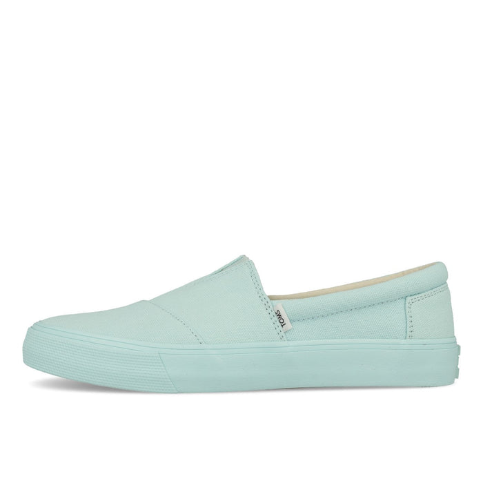 Toms Alpargata Fenix Slip On Femme Soft Blue Washed Canvas