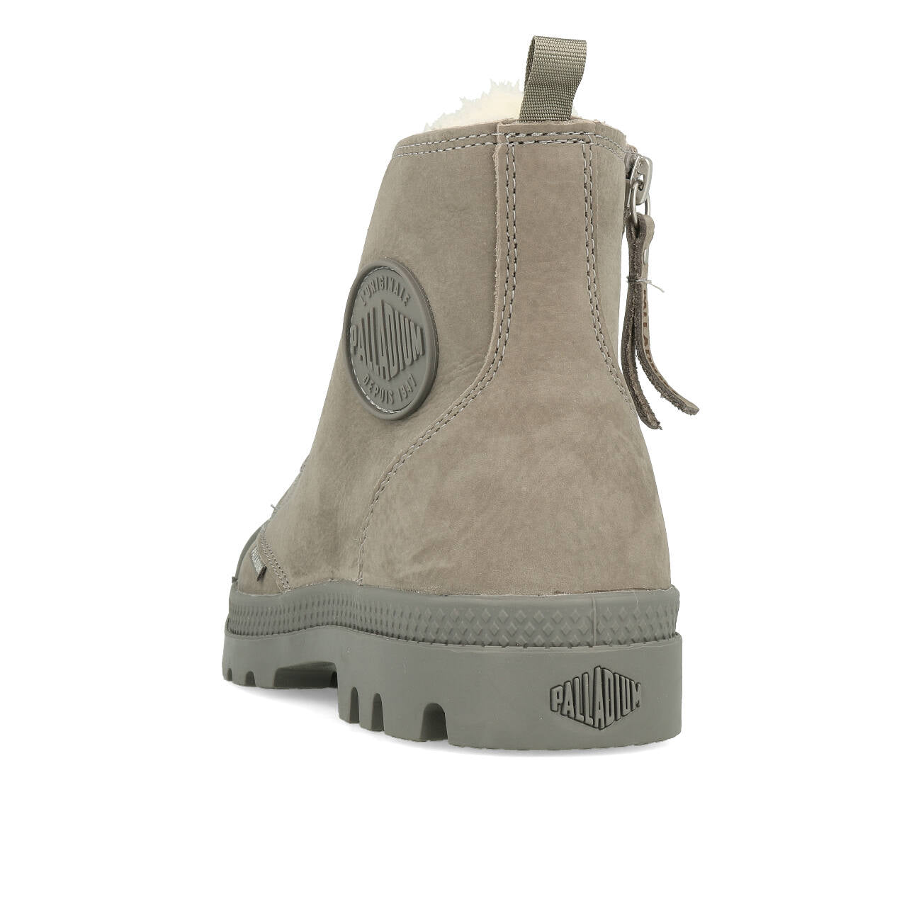 Palladium Pampa Hi Zip WL Femme Cloudburst Charcoal Gray