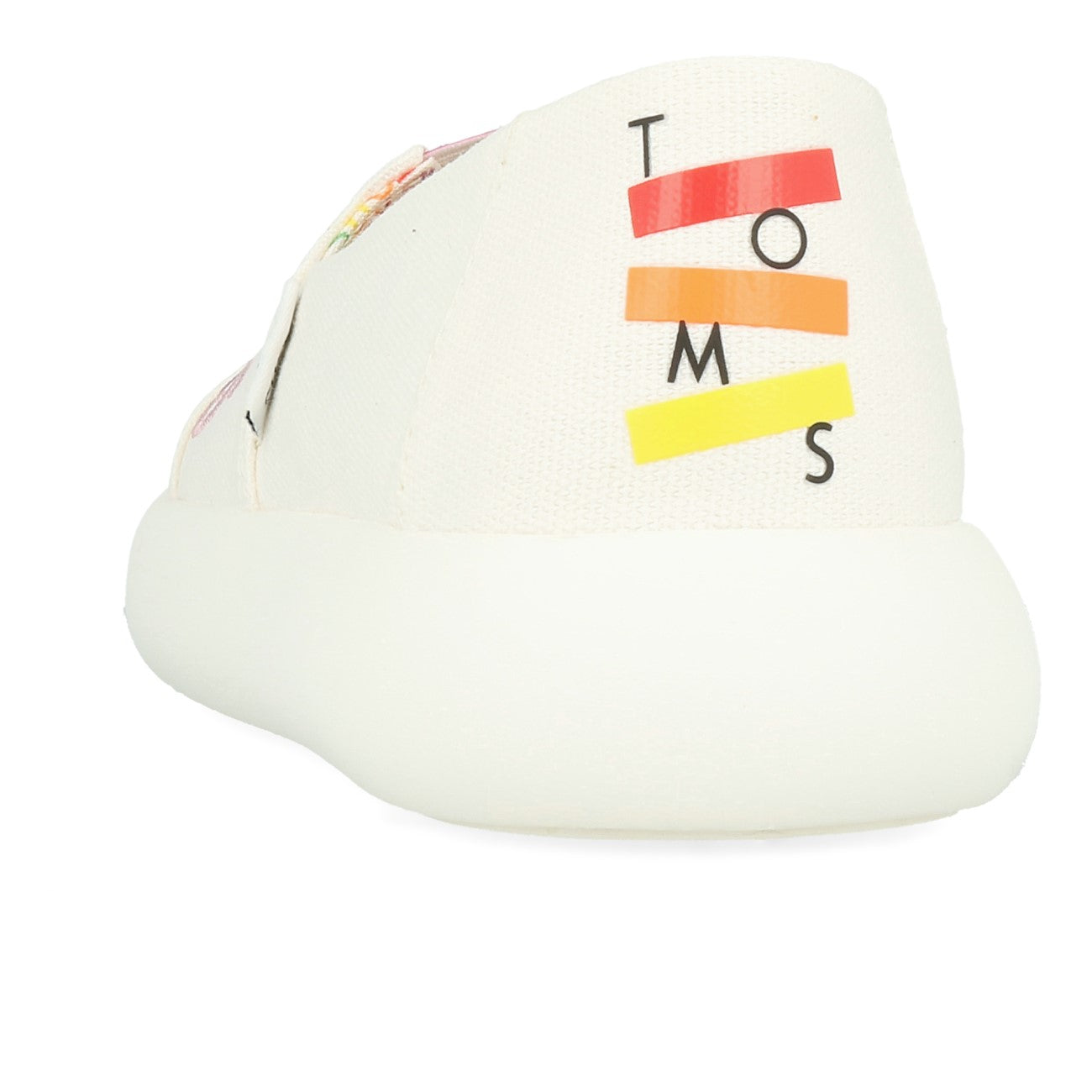 Toms Womens Alpargata Mallow Femme White Canvas Love Unites Broderie