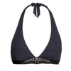 Tommy Hilfiger Haut de maillot de bain triangle à col montant Femme Black
