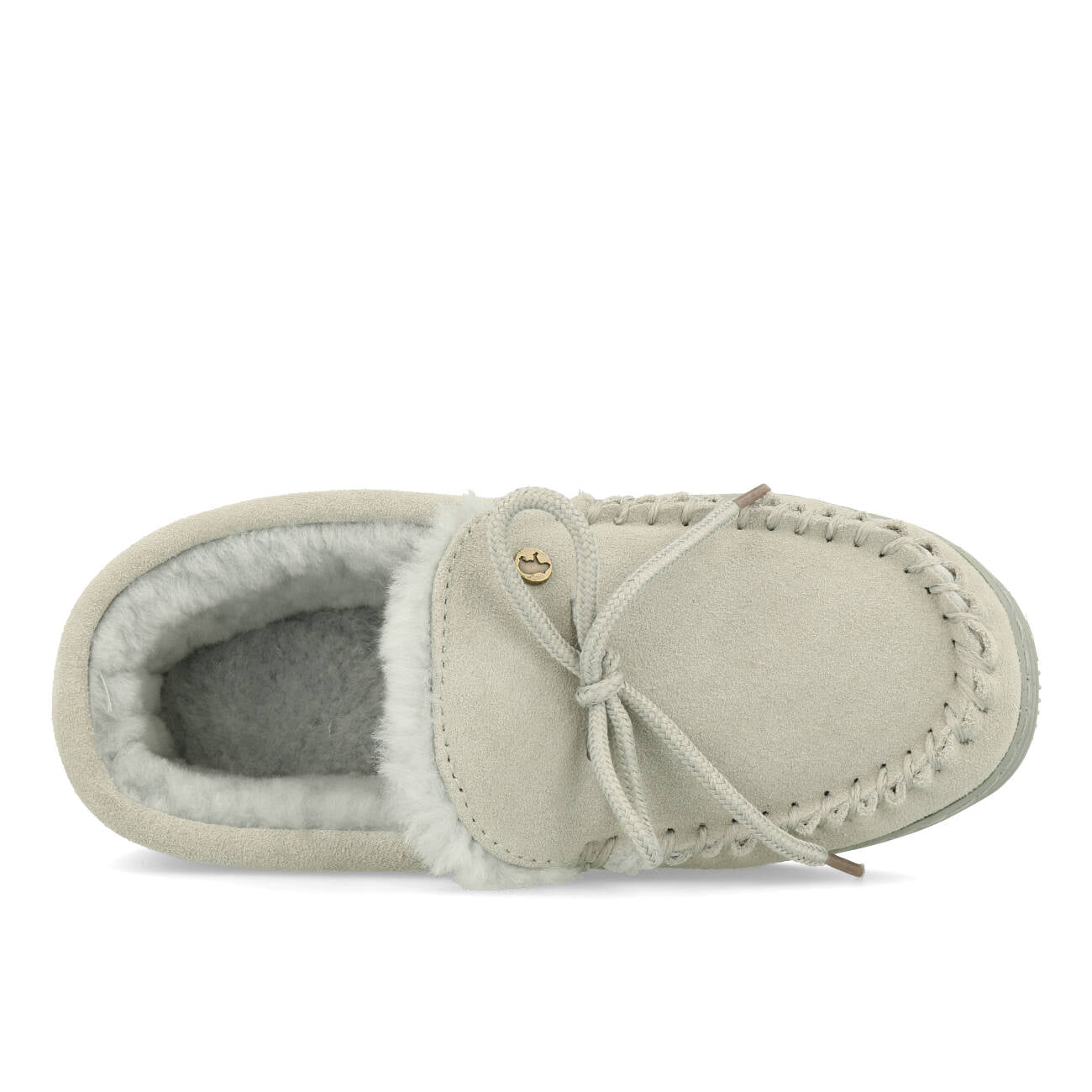 Warmbat Koala Women Suede Chaussons Femme Bleu Glacier