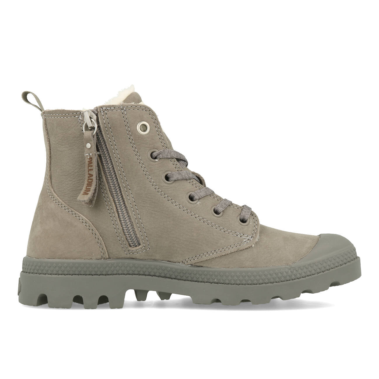 Palladium Pampa Hi Zip WL Femme Cloudburst Charcoal Gray