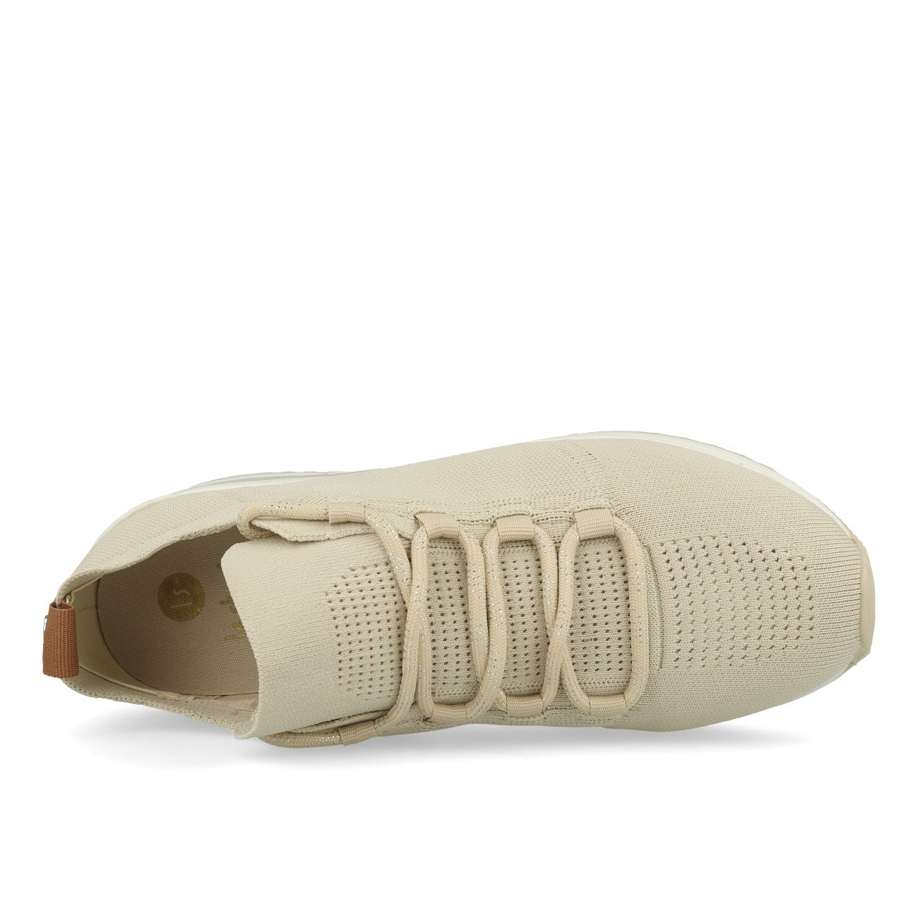 La Strada 2003148 Baskets tricotées Femme Beige Tricoté