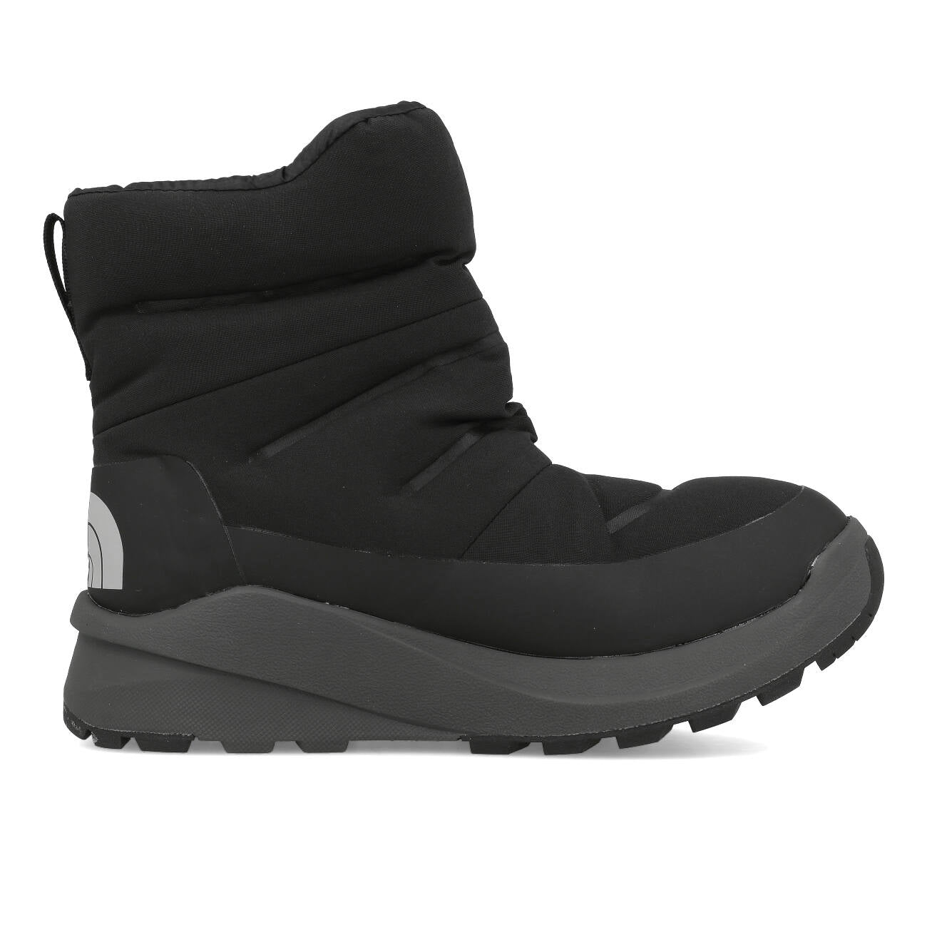 The North Face W Nuptse II Bootie WP Femme TNF Black Asphalt Grey