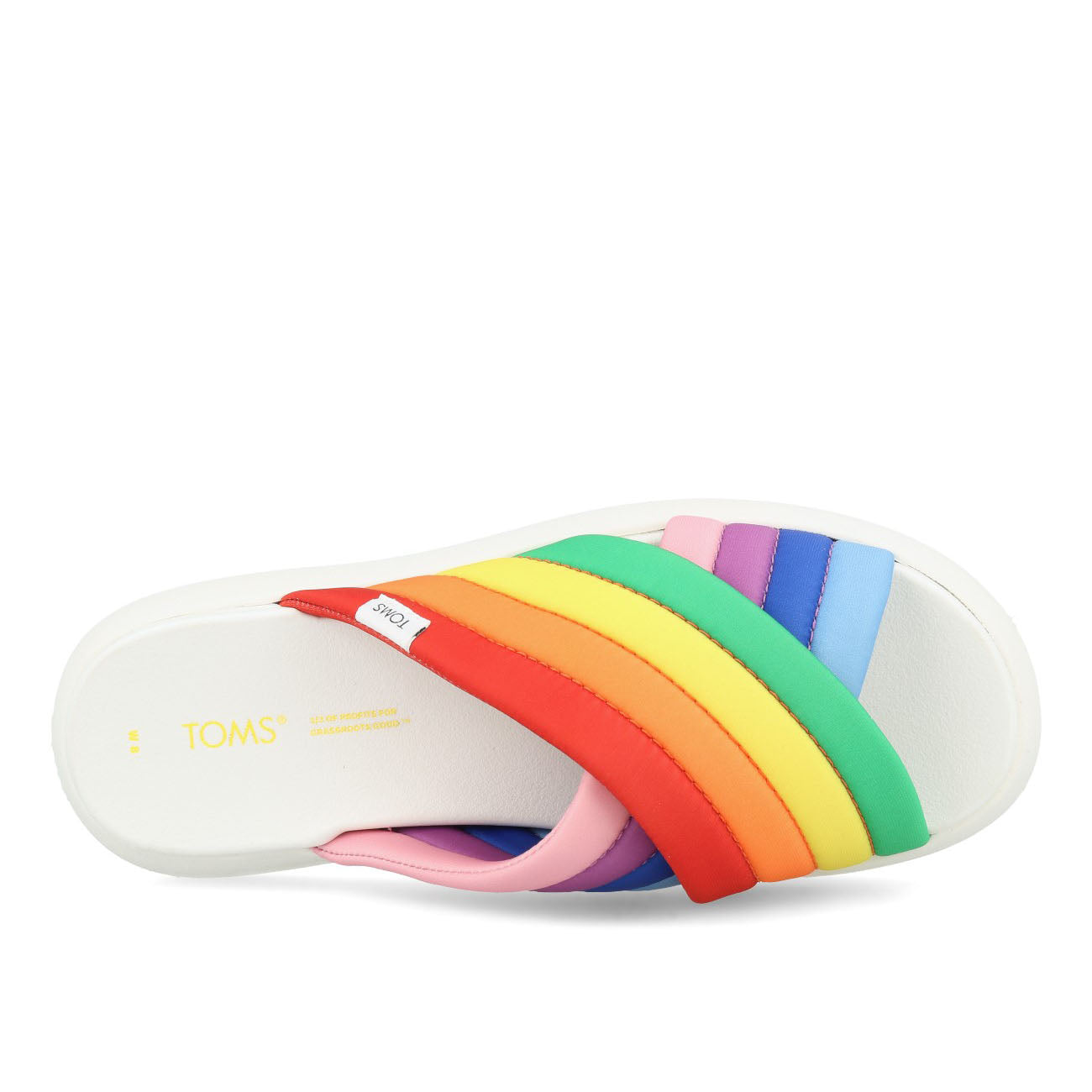 Toms Alpargata Mallow Crossover Femme Multicolore Rainbow