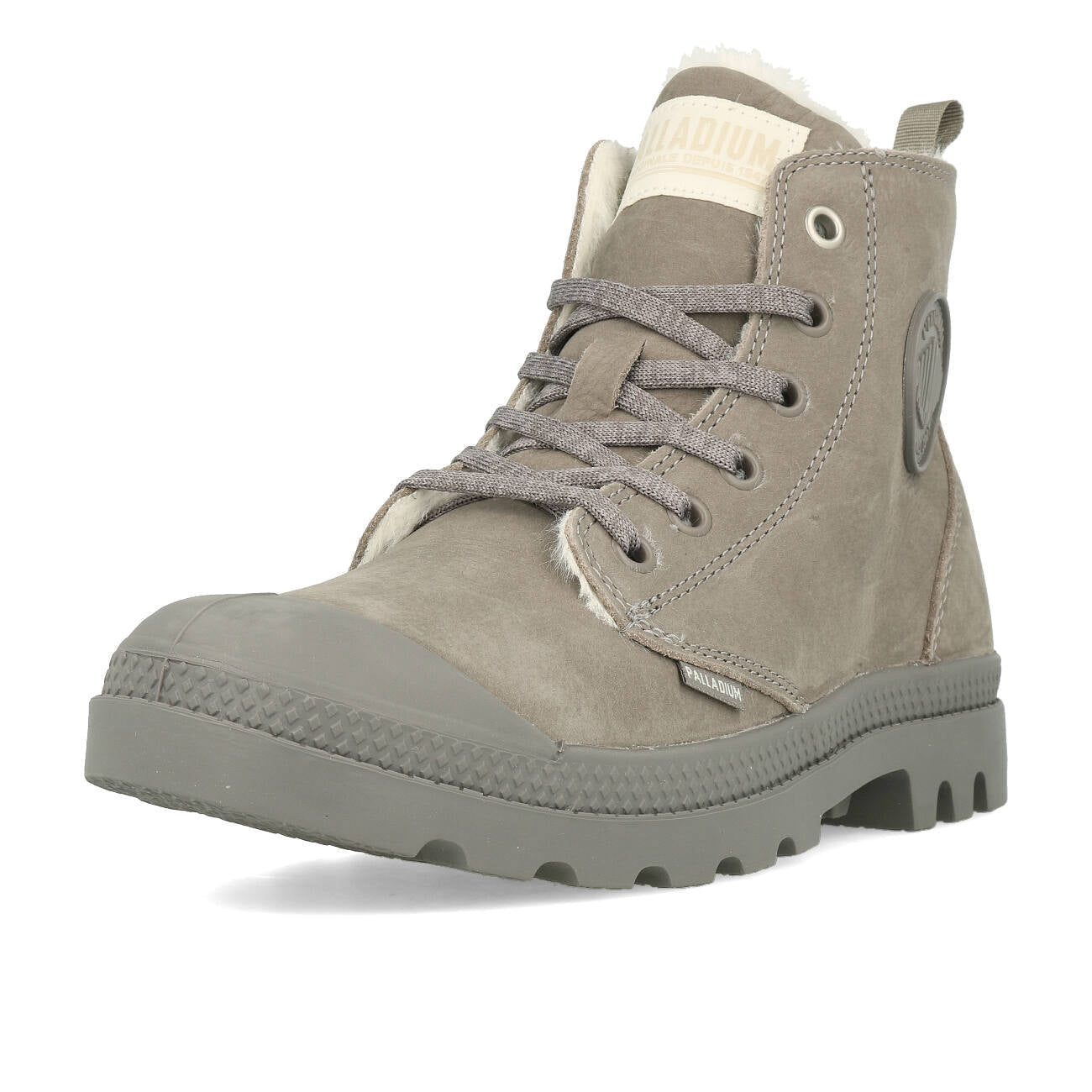 Palladium Pampa Hi Zip WL Femme Cloudburst Charcoal Gray