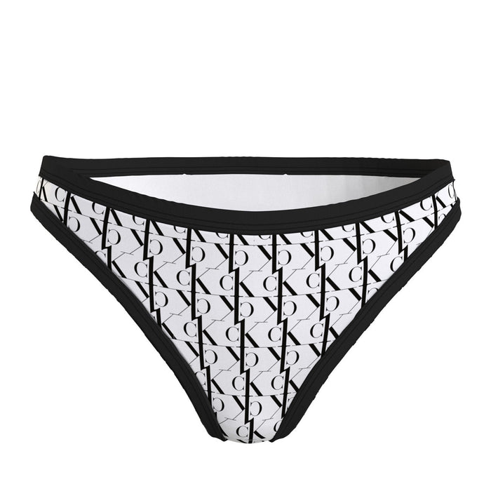 Calvin Klein Bas de maillot de bain femme Monogramme Blanc